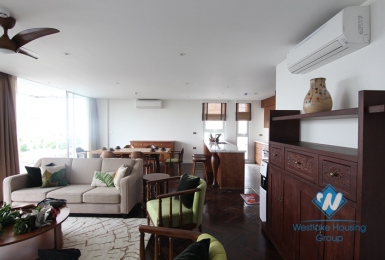 A luxury 4 bedroom apartment for rent in Tay Ho area